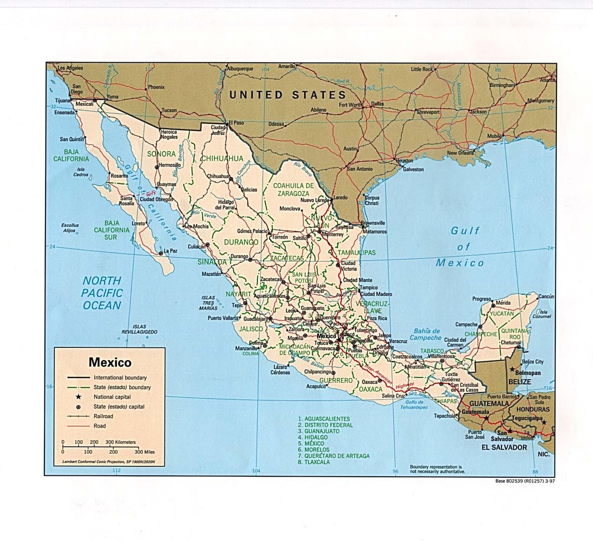 cartografierea Mexic