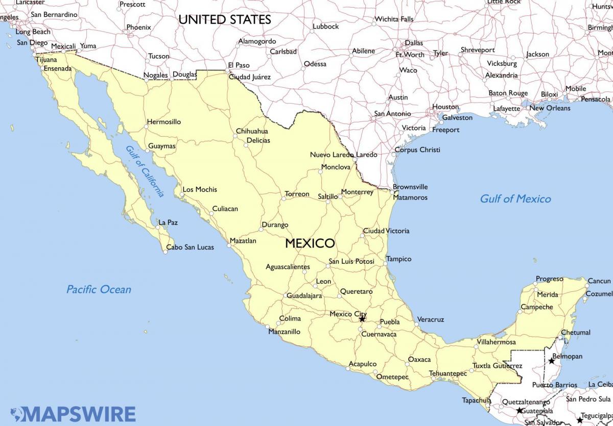 harta Mexic eartquake