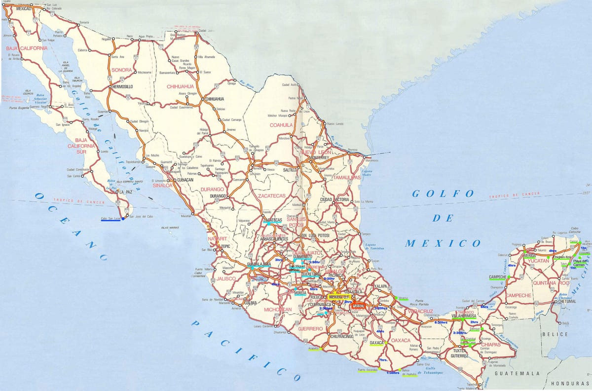 harta Mexic