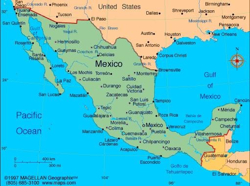 harta Mexic