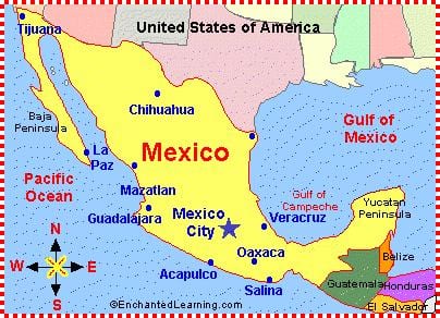 Mexic harta