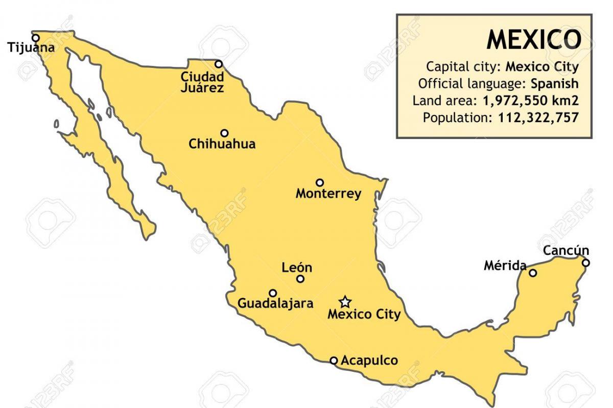 Mexic harta țării