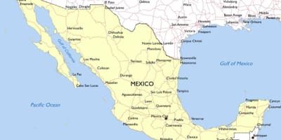 Harta Mexic eartquake
