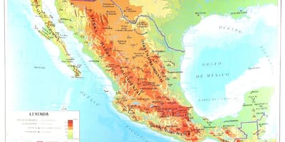 Harta geografică Mexic