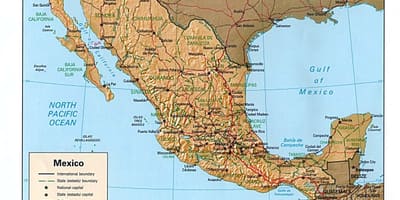 Mexic original hartă