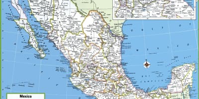 Harta Mexic mare