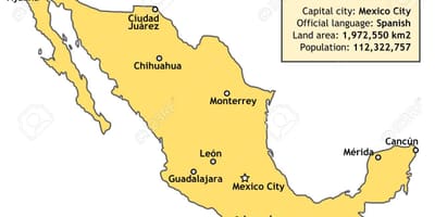 Mexic harta țării