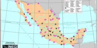 Harta Mexic aeroporturi