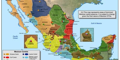 Cartelul Mexican hartă