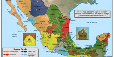 Cartelul Mexican hartă