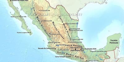 Harta Mexic desert
