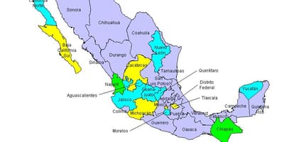Harta Mexicos membre