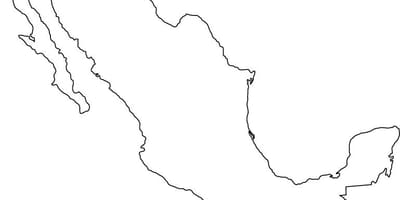 Mexic conturul hărții