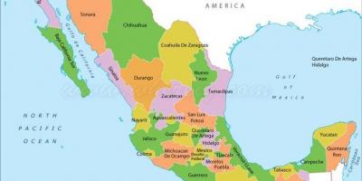 Harta Mexic membre
