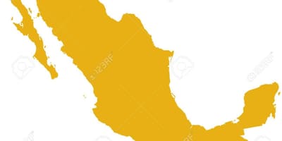 Harta Mexic silueta