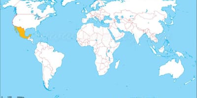 Mexic lume localizare pe harta