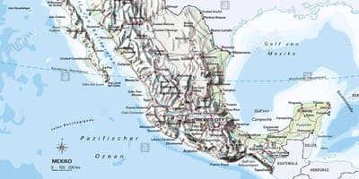 Harta Mexic ocean
