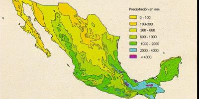 Hartă meteo pentru Mexic