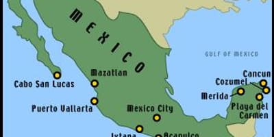 Harta mexican statiuni