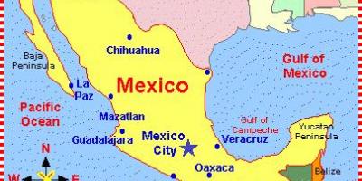 O hartă a Mexicului